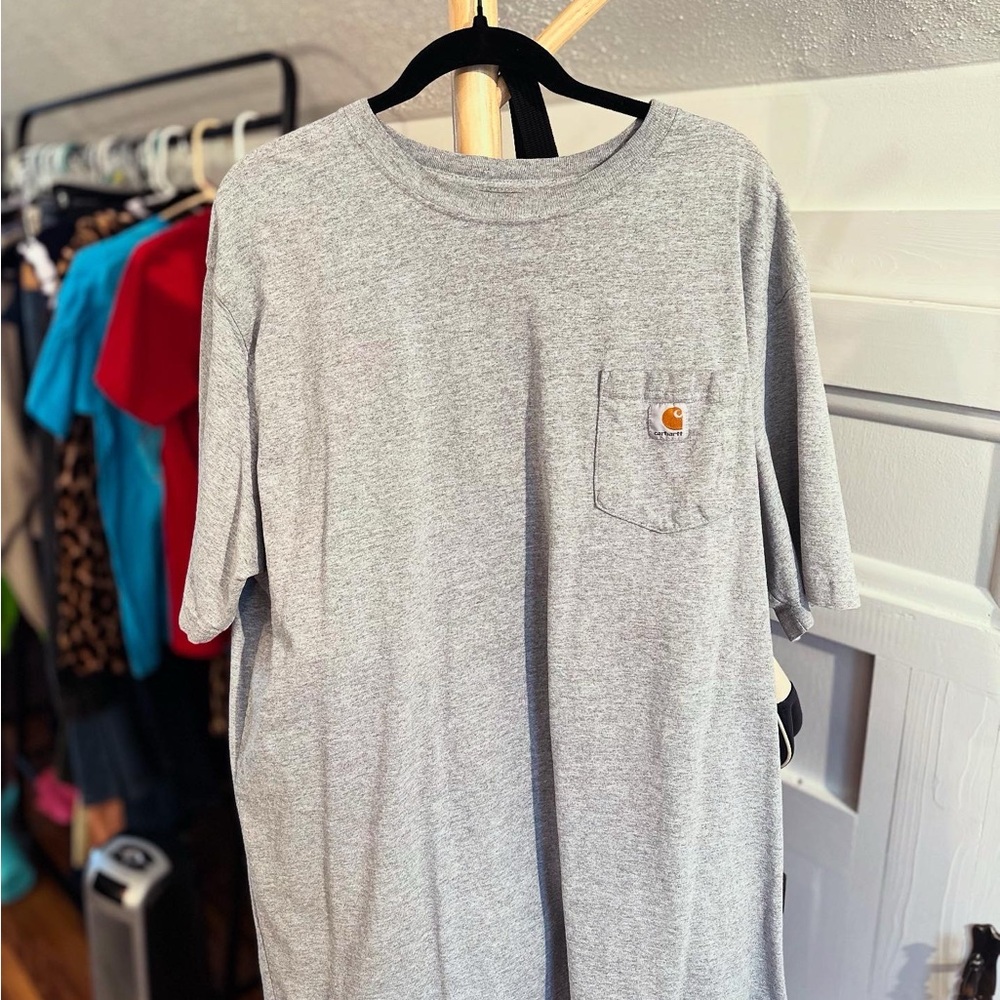Carhartt Gray Pocket T-Shirt